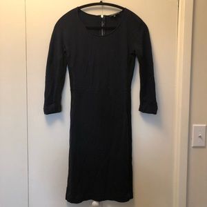 Aritzia Babaton Navy and Black Dress